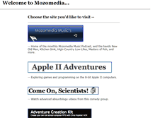Tablet Screenshot of mozomedia.com